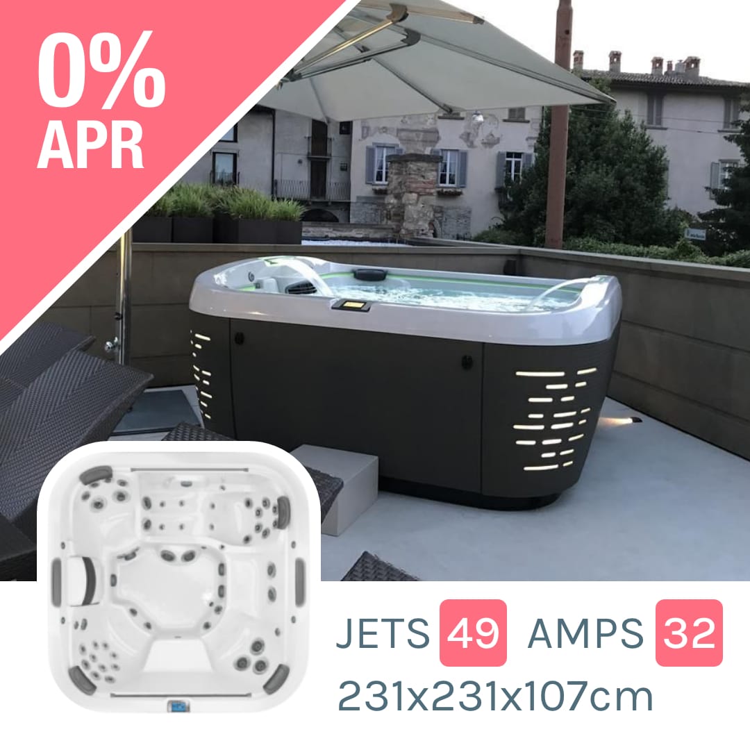 Jacuzzi®Alimia Hot Tub Oyster Pools & Hot Tubs Wales