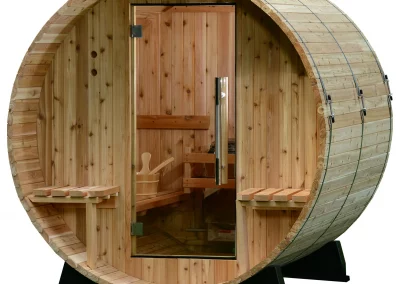 Audra. Canopy Cedar Barrel Sauna