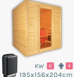 <b>Sentiotec<sup>™</sup></b><br /><i>BASIC MEDIUM™</i><br>Indoor Sauna</sup><p style="color:royalblue;"><br><b> 3-4 WEEKS</b></p>