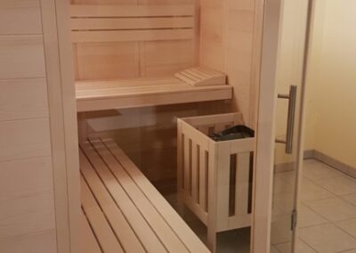 Alaska Indoor Corner Sauna