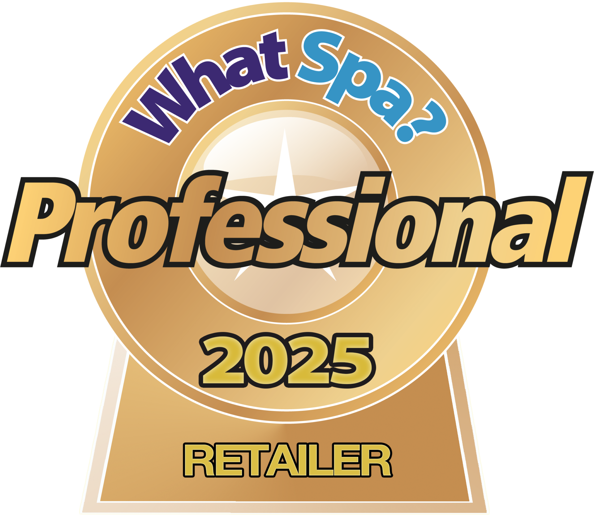 2025 WhatSpa Professional Retailer Logo