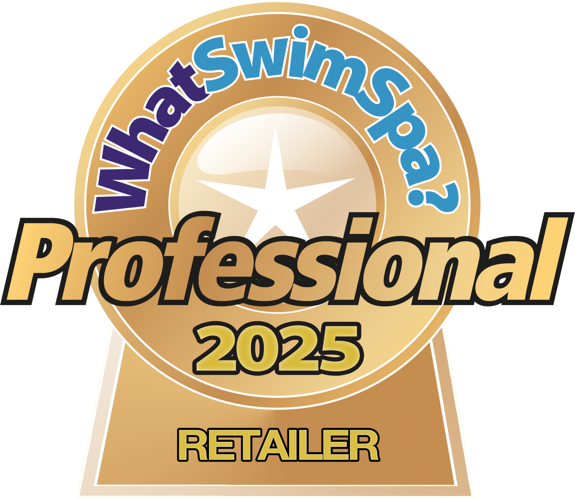 2025 WhatSwimSpa Professional Retailer Logo
